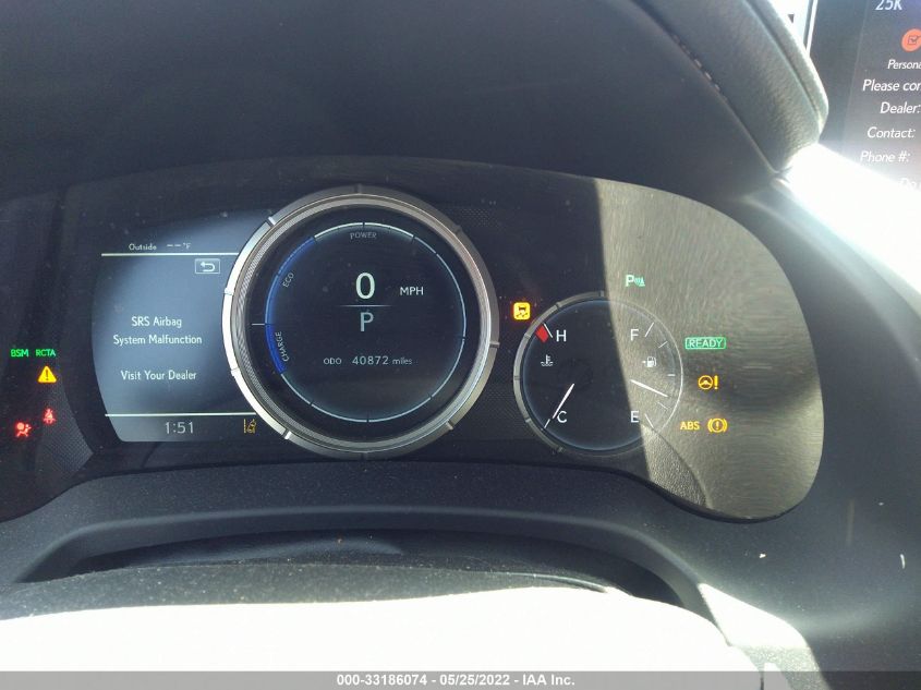 2016 LEXUS RX 450H 2T2BGMCAXGC005217