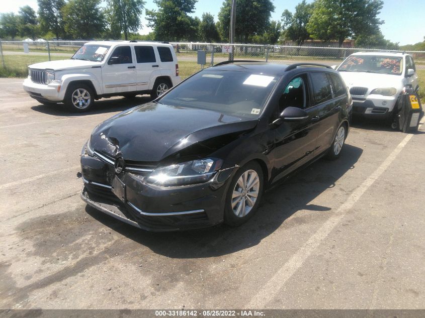 2019 VOLKSWAGEN GOLF SPORTWAGEN S 3VW217AUXKM509879