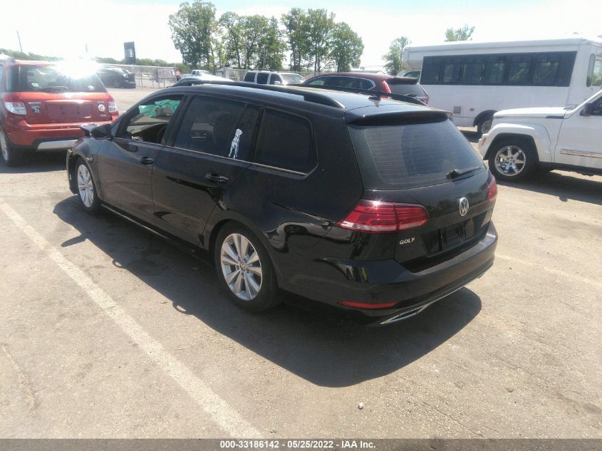 2019 VOLKSWAGEN GOLF SPORTWAGEN S 3VW217AUXKM509879