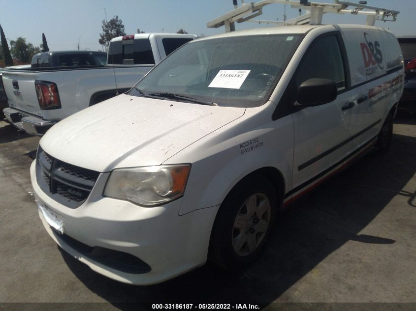 2013 RAM CARGO VAN TRADESMAN 2C4JRGAG9DR735795