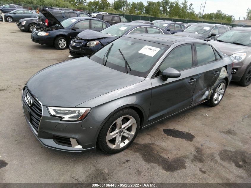 2017 AUDI A3 SEDAN PREMIUM WAUB8GFF2H1020873