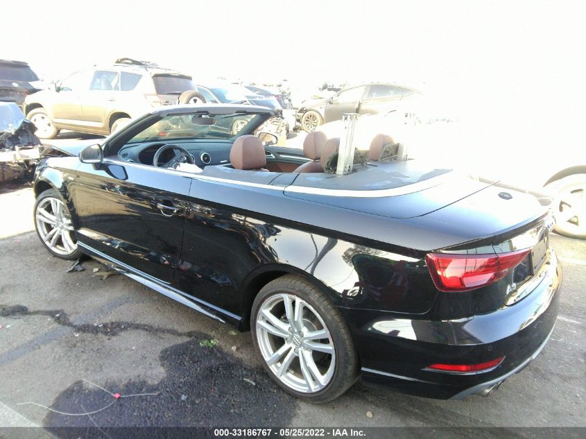 2018 AUDI A3 CABRIOLET PREMIUM PLUS WAU5ULFF2J1089618