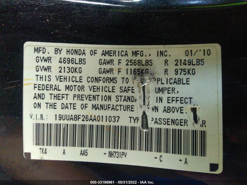 Acura Tl 2010