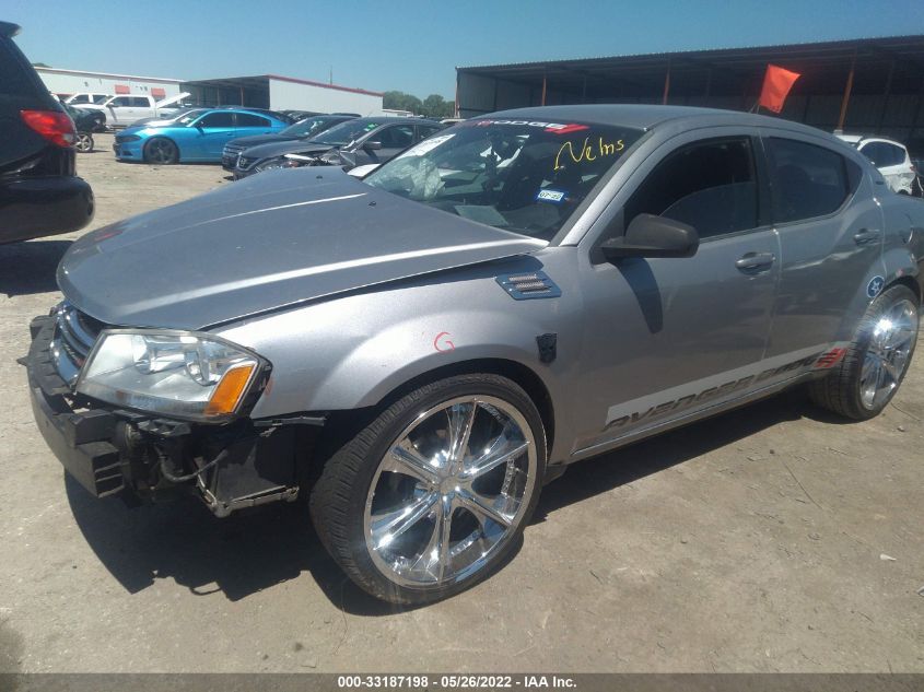 2013 DODGE AVENGER SE 1C3CDZAB6DN622377