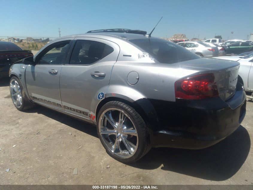 2013 DODGE AVENGER SE 1C3CDZAB6DN622377