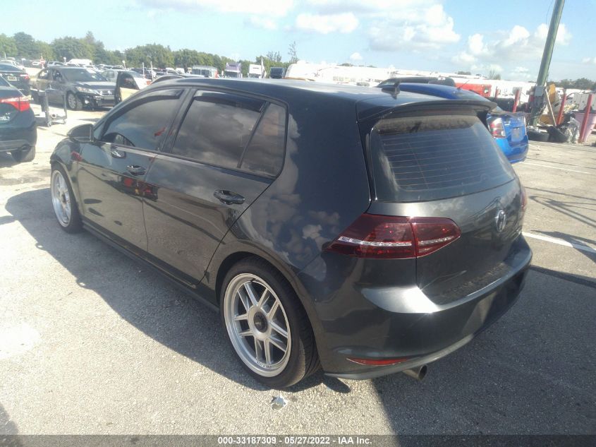 2016 VOLKSWAGEN GOLF GTI S 3VW5T7AU0GM009812