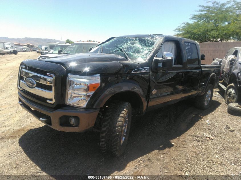 2016 FORD SUPER DUTY F-250 SRW LARIAT/PLATINUM 1FT7W2BTXGEA27171