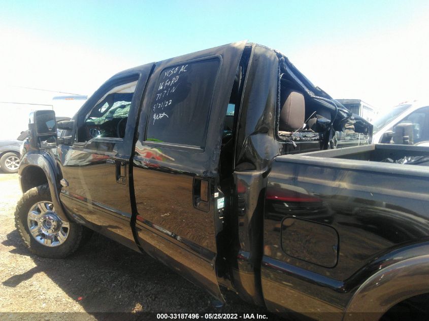 2016 FORD SUPER DUTY F-250 SRW LARIAT/PLATINUM 1FT7W2BTXGEA27171