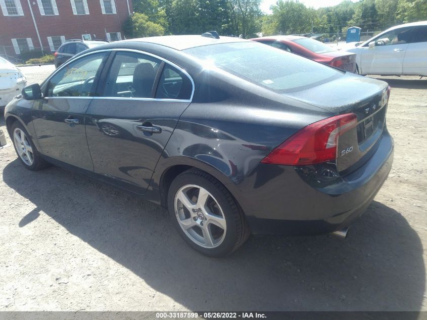 2013 VOLVO S60 T5 YV1612FH8D2193504