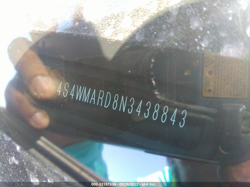 2022 SUBARU ASCENT TOURING 4S4WMARD8N3438843