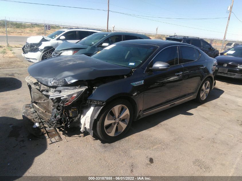2015 KIA OPTIMA HYBRID EX KNAGN4ADXF5088900