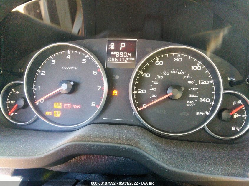 2013 SUBARU LEGACY 2.5I PREMIUM 4S3BMBC60D3042942
