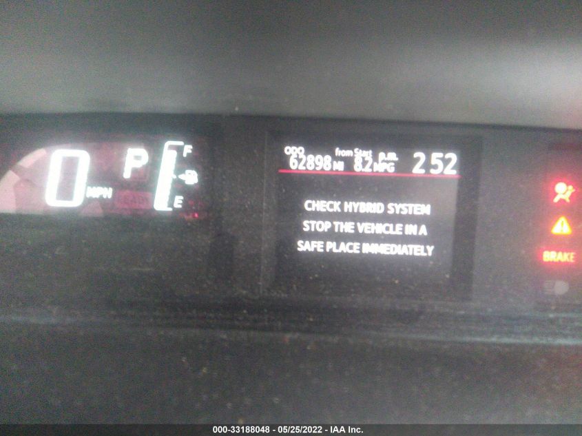 2015 TOYOTA PRIUS C ONE/TWO/THREE/FOUR JTDKDTB35F1093154