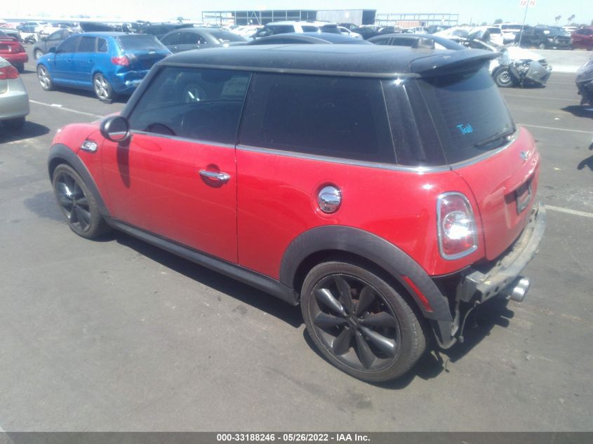 2013 MINI COOPER HARDTOP S WMWSV3C52DT476013