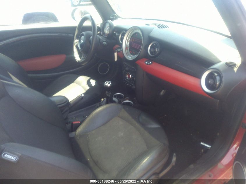 2013 MINI COOPER HARDTOP S WMWSV3C52DT476013