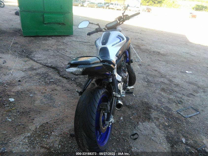 2016 YAMAHA FZ07 JYARM06E1GA006596