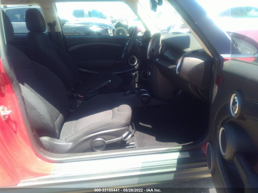 2013 MINI COOPER HARDTOP S WMWSV3C55DT475924