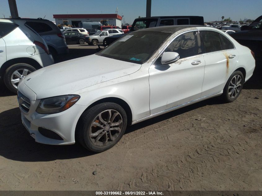2016 MERCEDES-BENZ C-CLASS C 300 55SWF4KB1GU133598
