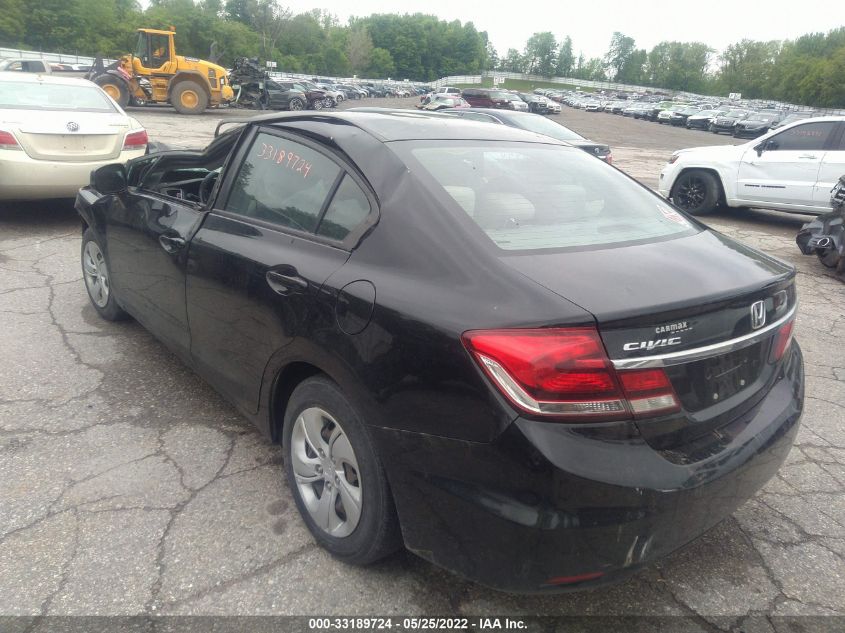 2013 HONDA CIVIC SDN LX 19XFB2F53DE295112
