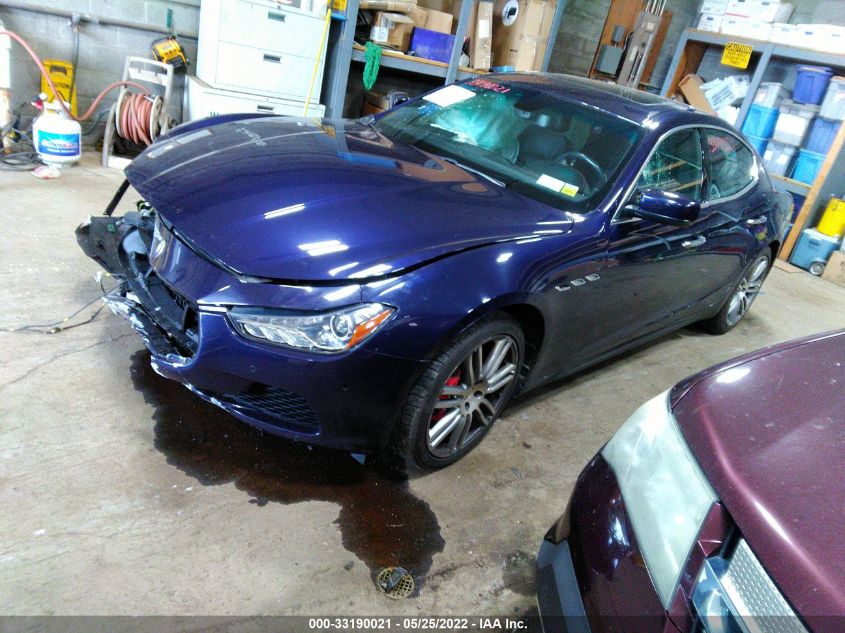 2016 MASERATI GHIBLI S Q4 ZAM57RTA9G1183845