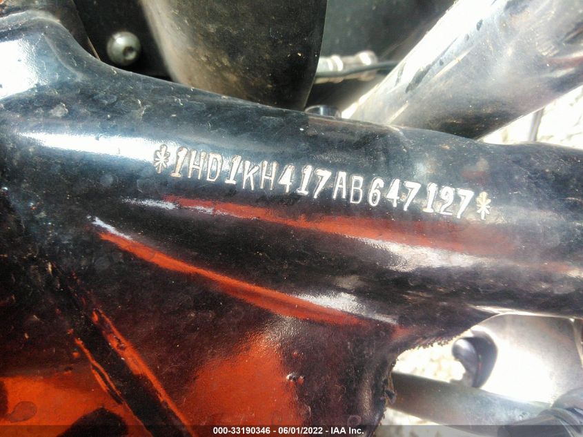 2010 HARLEY-DAVIDSON FLTRX 1HD1KH417AB647127