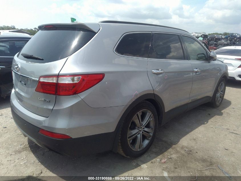 2014 HYUNDAI SANTA FE LIMITED KM8SR4HF3EU046190