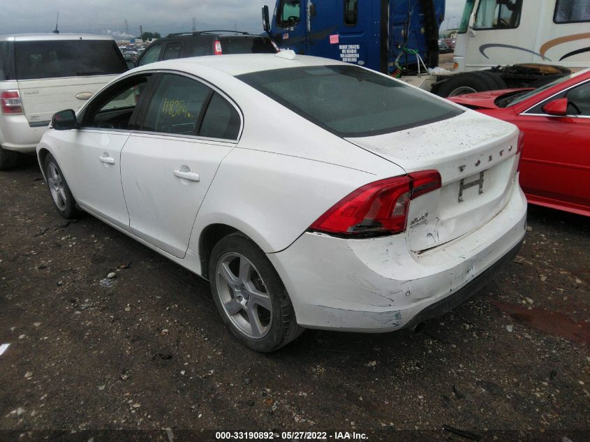 2013 VOLVO S60 T5 YV1612FH1D2185163