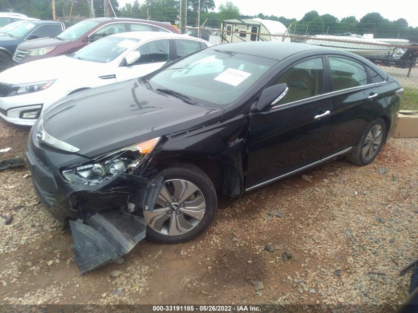 2013 HYUNDAI SONATA HYBRID LIMITED KMHEC4A42DA085134