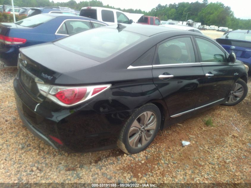 2013 HYUNDAI SONATA HYBRID LIMITED KMHEC4A42DA085134