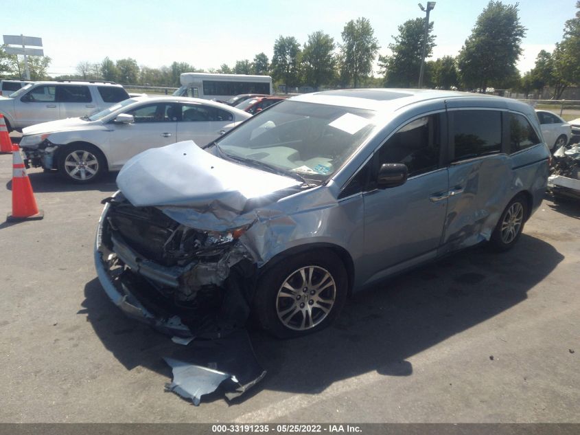 2013 HONDA ODYSSEY EX-L 5FNRL5H66DB062613