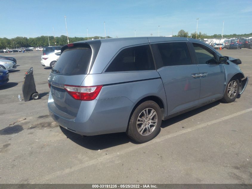 2013 HONDA ODYSSEY EX-L 5FNRL5H66DB062613
