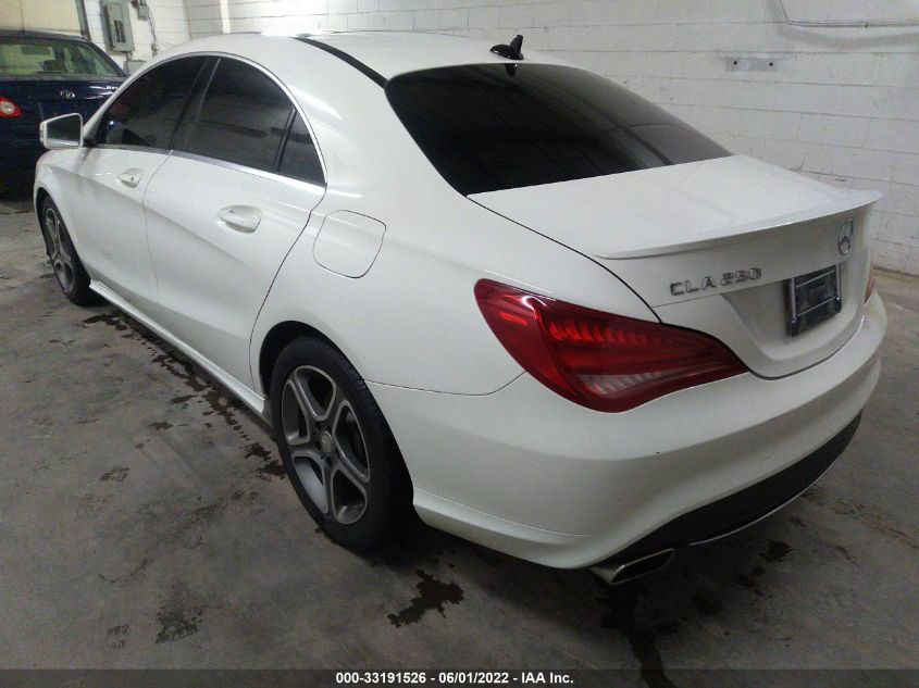 2014 MERCEDES-BENZ CLA-CLASS CLA 250 WDDSJ4GBXEN087815