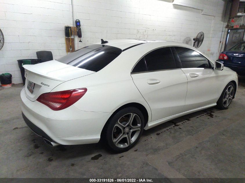 2014 MERCEDES-BENZ CLA-CLASS CLA 250 WDDSJ4GBXEN087815