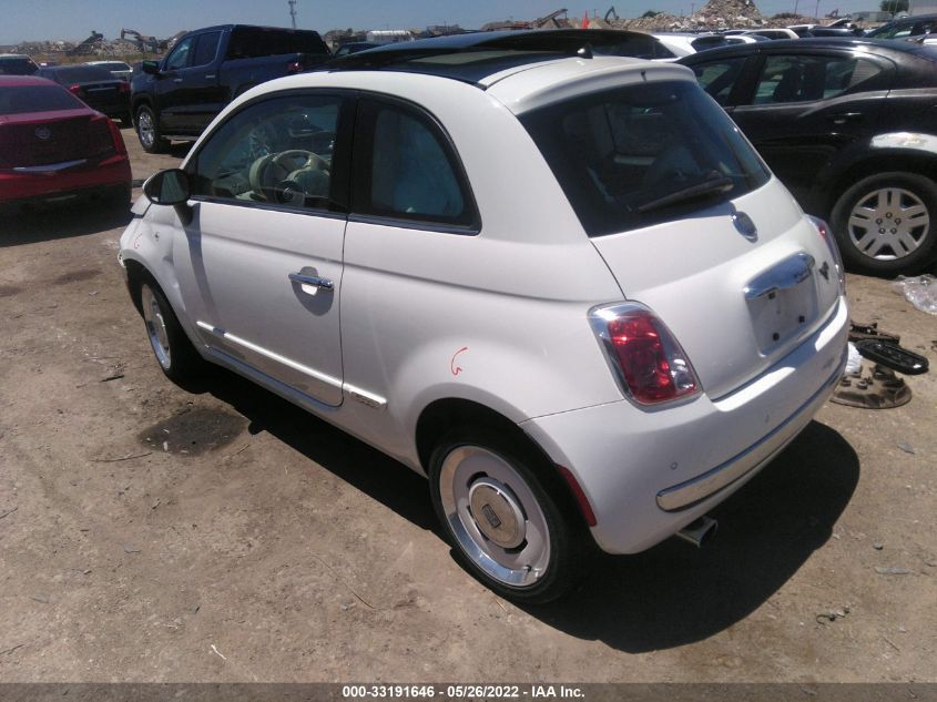 2015 FIAT 500 LOUNGE 3C3CFFCR5FT575851