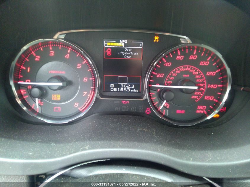 2015 SUBARU WRX PREMIUM JF1VA1D61F9817947