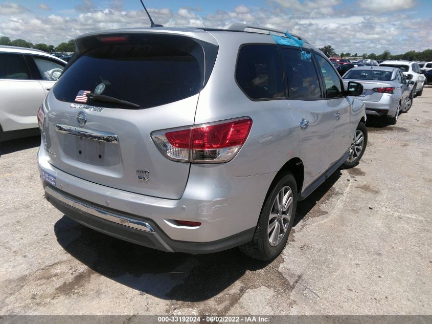 2013 NISSAN PATHFINDER SV 5N1AR2MM7DC610772