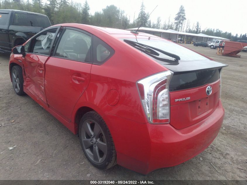 2015 TOYOTA PRIUS FOUR JTDKN3DU4F0399089