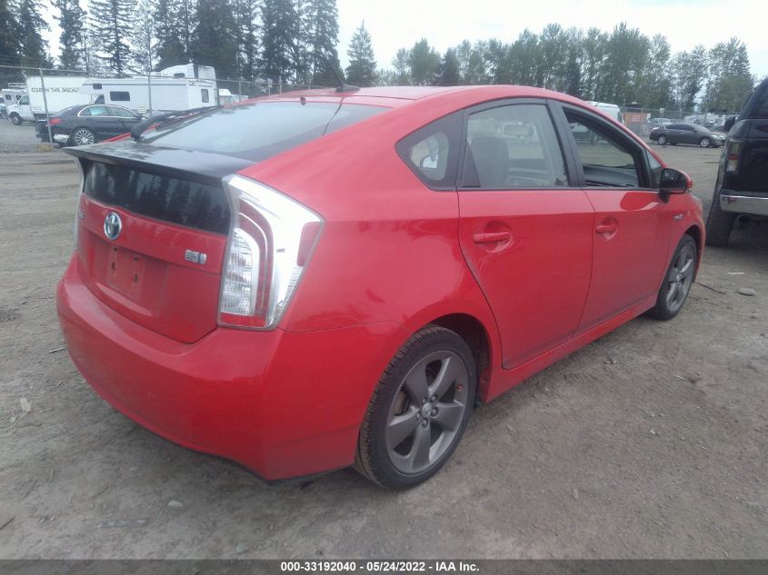 2015 TOYOTA PRIUS FOUR JTDKN3DU4F0399089