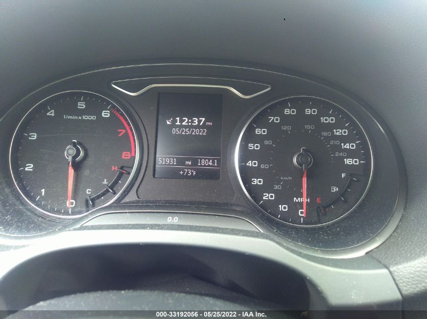 2015 AUDI S3/A3 2.0T PREMIUM WAUBFGFFXF1113143