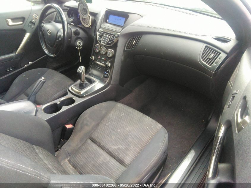2013 HYUNDAI GENESIS COUPE 2.0T KMHHT6KDXDU106964