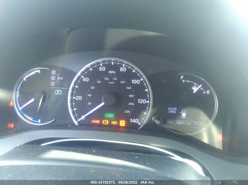 2014 LEXUS CT 200H HYBRID JTHKD5BH5E2198128