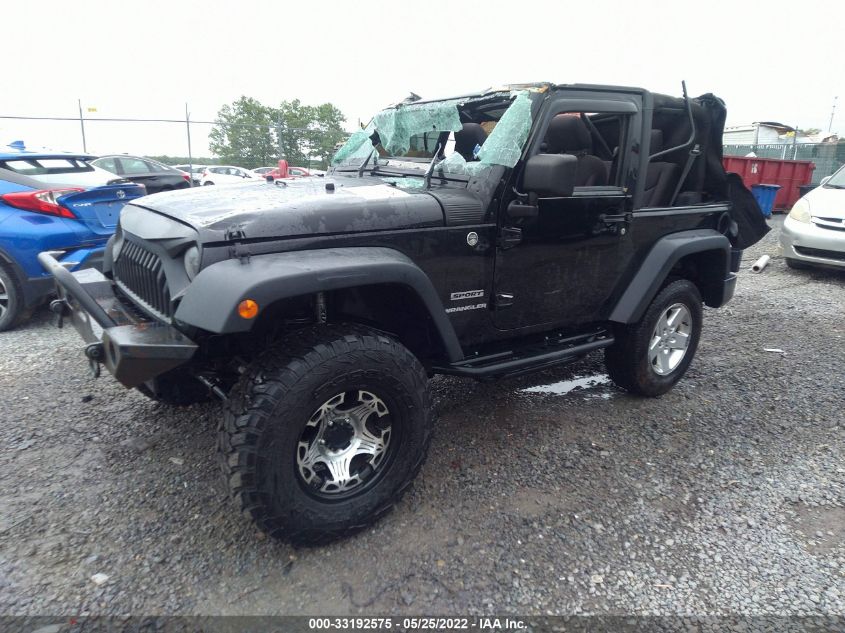 2014 JEEP WRANGLER SPORT 1C4AJWAG5EL183613