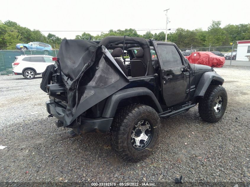 2014 JEEP WRANGLER SPORT 1C4AJWAG5EL183613