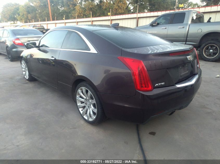 2015 CADILLAC ATS COUPE LUXURY RWD 1G6AB1RX4F0122456
