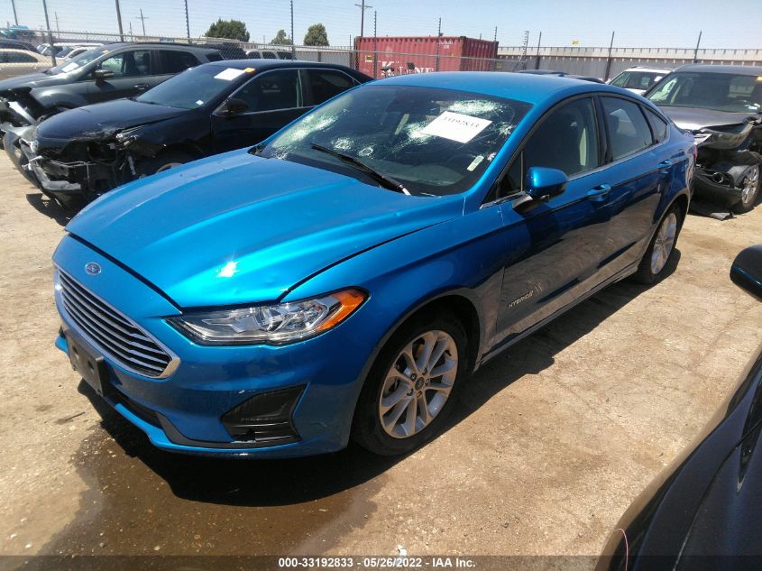 2019 FORD FUSION HYBRID SE 3FA6P0LU6KR179710