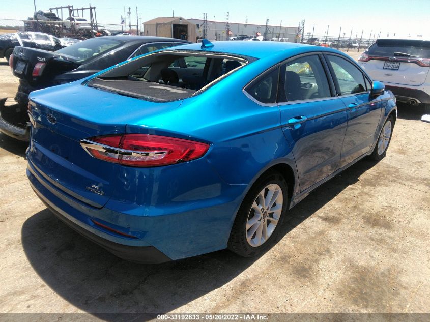 2019 FORD FUSION HYBRID SE 3FA6P0LU6KR179710