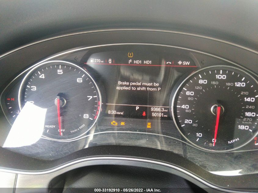 2017 AUDI A6 PREMIUM PLUS WAUF2AFC6HN118013