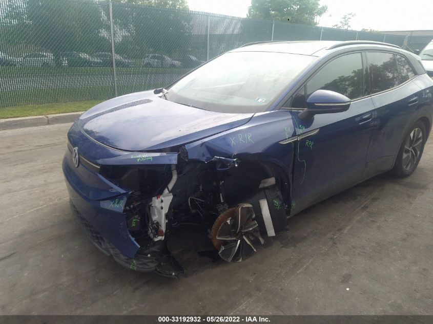 2021 VOLKSWAGEN ID.4 PRO S WVGTMPE21MP044358