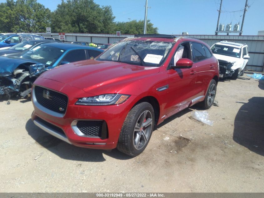 2019 JAGUAR F-PACE S SADCM2FVXKA610019