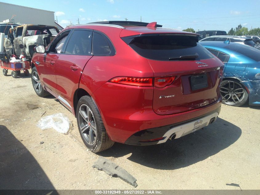 2019 JAGUAR F-PACE S SADCM2FVXKA610019
